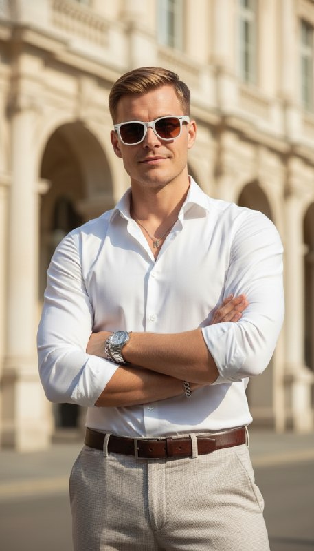 Мужской портрет в стиле luxury urban