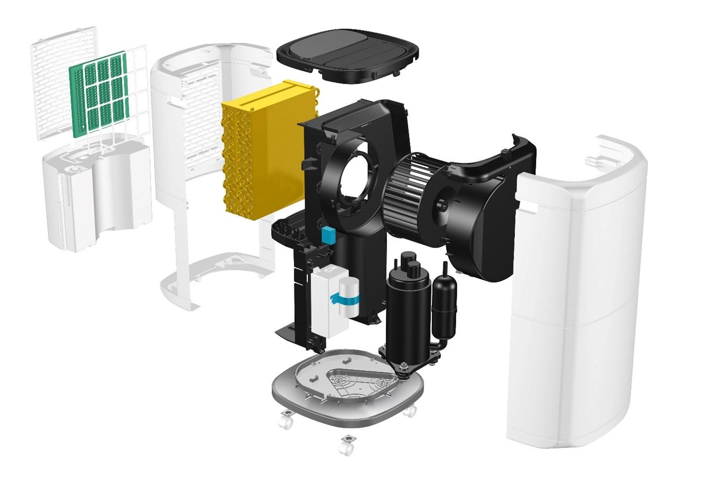 Принцип работы моноблочного осушителя воздуха