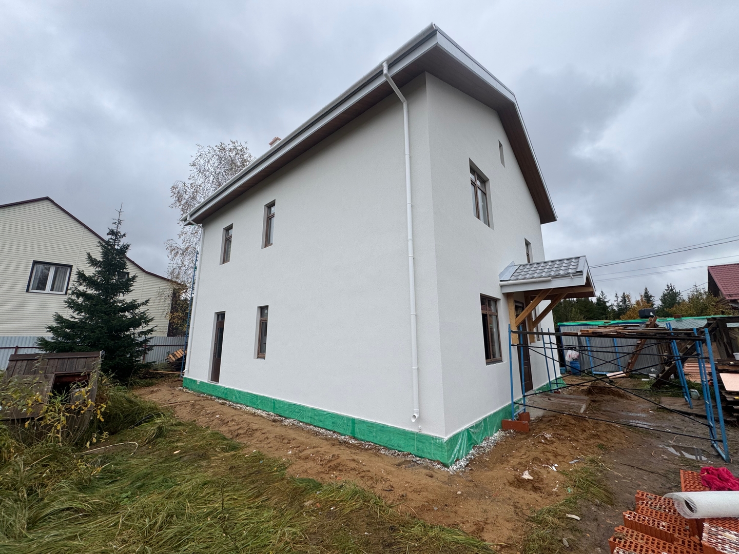 Обложка проекта "Ватутинки" из керамических блоков, площадью 189 м²