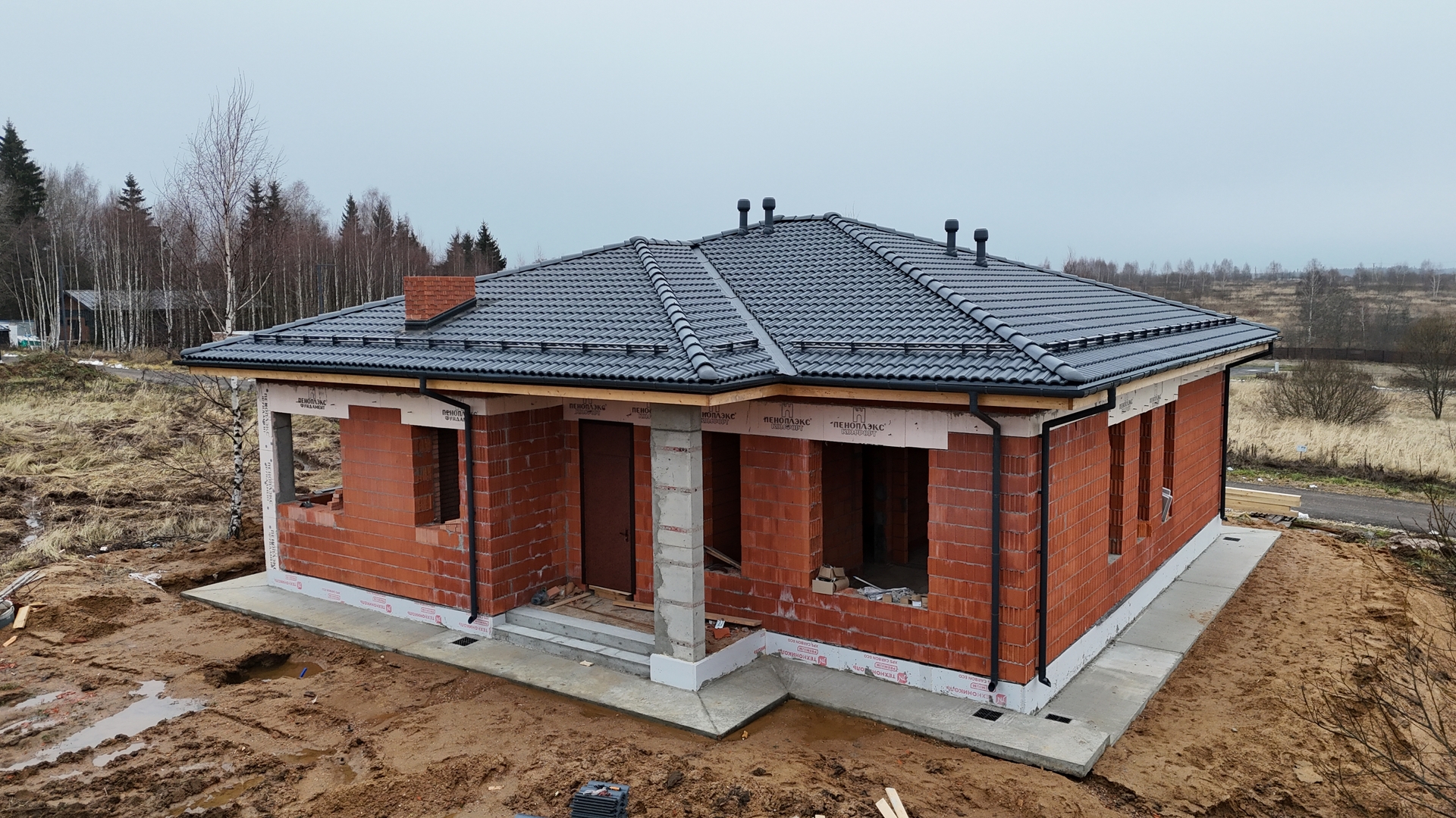 Проект дома СП-139-2 Обложка проекта "СП-139-2" из керамических блоков, площадью 139 м²