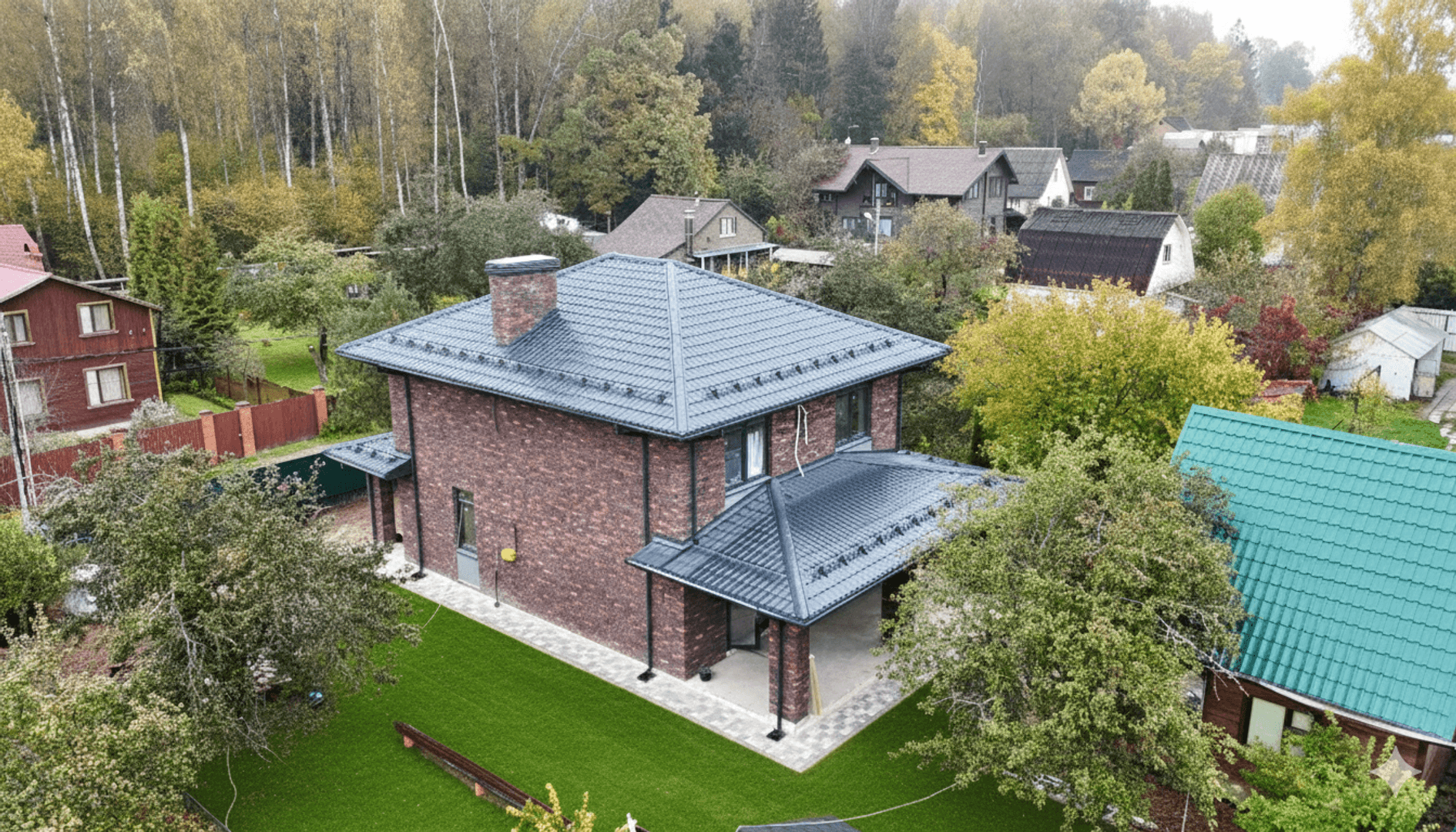 Проект дома СНТ Здоровье Обложка проекта "СНТ Здоровье" из керамических блоков, площадью 180 м²