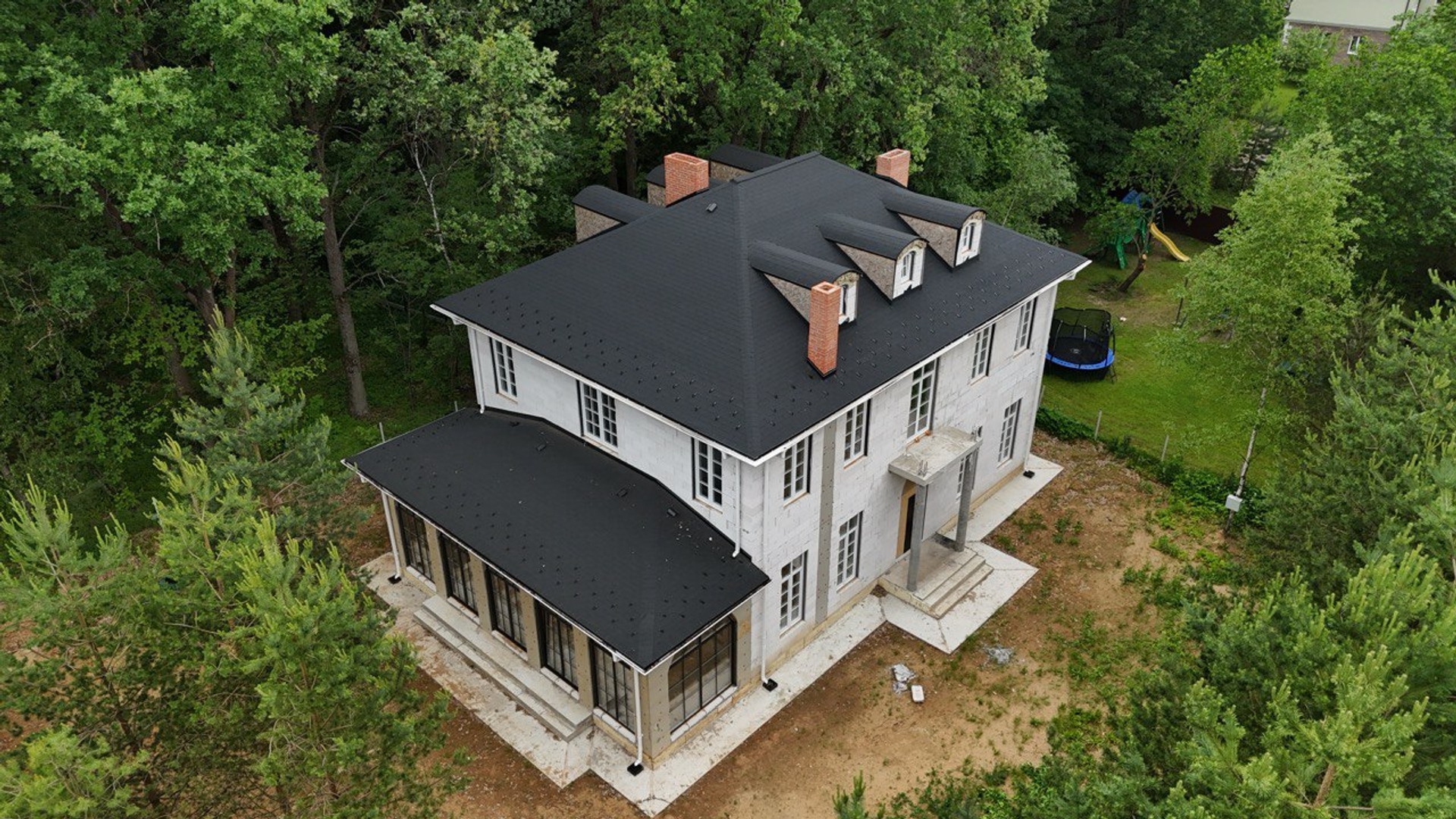 Обложка проекта "Новосходненский" из газобетонных блоков, площадью 387 м²