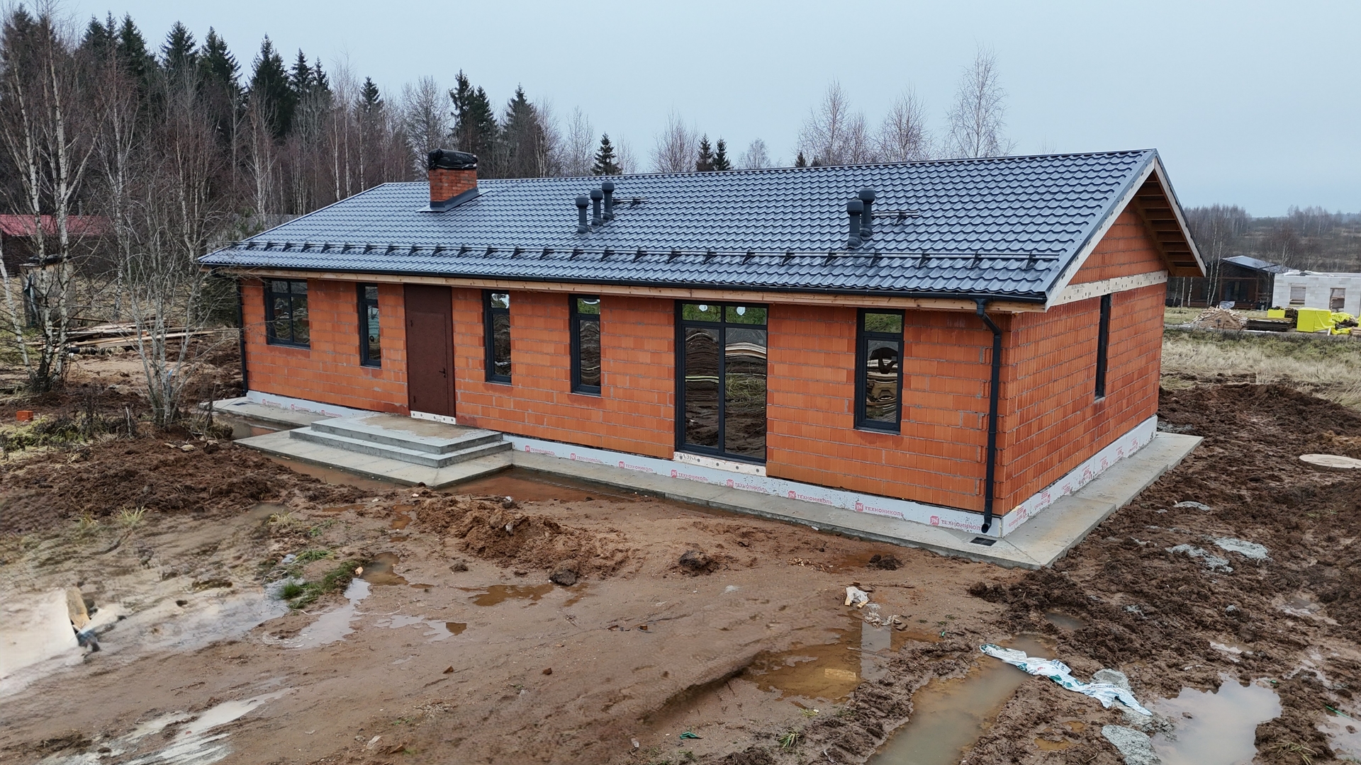 Проект дома СП-172 Обложка проекта "СП-172" из керамических блоков, площадью 172 м²