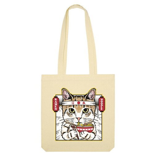 Купить Сумка Us Basic, бежевый
Название принта: Japanese cat. Автор принта: pichshop. С...