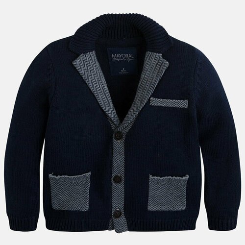 Купить Кардиган Mayoral, размер 110 (5 лет), синий
Стильный и теплый вязаный пиджак May...