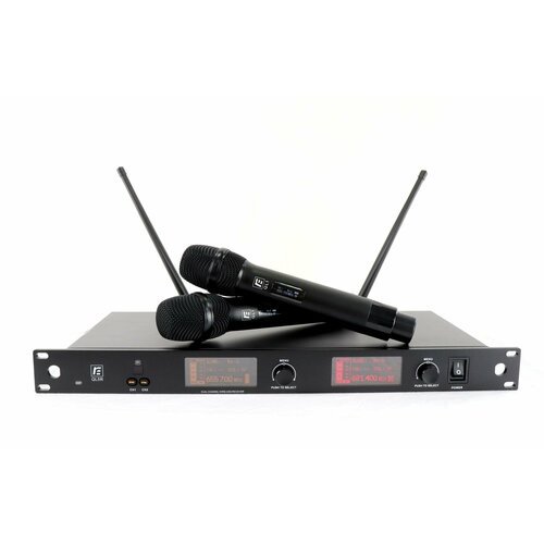 Купить RFIntell QL5R/QL1-B 720,500-754,000 МГц, 2-канальная радиосистема с 2-мя ручными...
