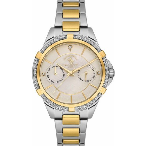 Купить Наручные часы SANTA BARBARA POLO & RACQUET CLUB, золотой, белый
Женские часы. Ко...