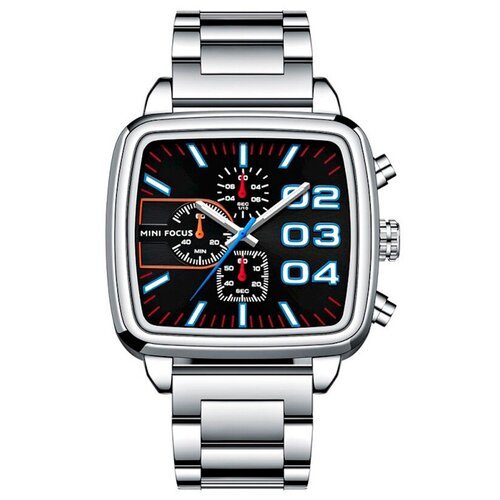 Купить Наручные часы MINI FOCUS, серебряный
У часов Mini Focus MF0314G квадратный корпу...