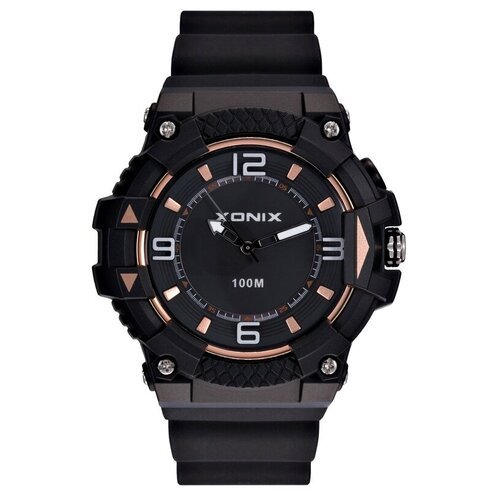 Купить Наручные часы XONIX, черный
Водонепроницаемые аналоговые часы Xonix.<br><br>Шири...