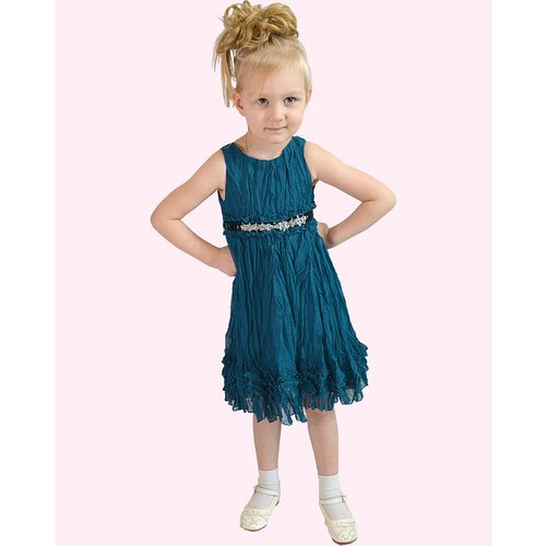 Купить Школьный сарафан, размер 98, бирюзовый
Платье для девочек "Серпантин" арт.190KQB...