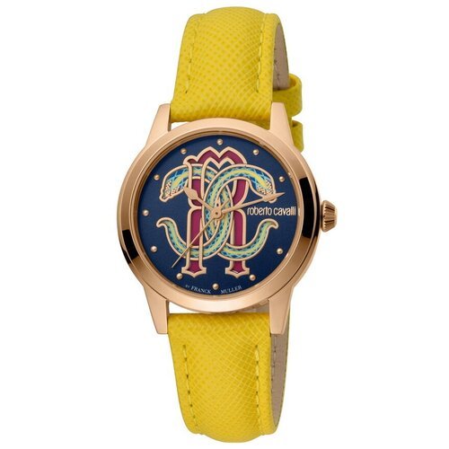 Купить Наручные часы Roberto Cavalli by Franck Muller Logomania, желтый
 

Скидка 11%