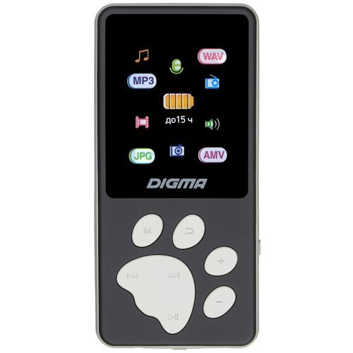Купить Плеер MP3 Digma S4 8Gb черный/серый/1.8/FM/microSDHC
MP3 плеер Digma S4 8 ГБ чер...