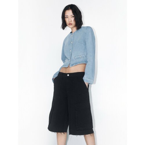 Купить Пиджак Befree, размер XL
- Укороченный женский джинсовый пиджак прямого кроя из...