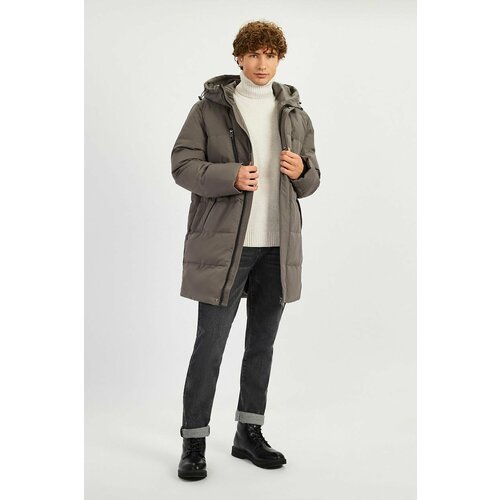 Купить Пуховик Baon, размер XXL, серый
Пальто мужское зимнее длинное с широкой горизонт...