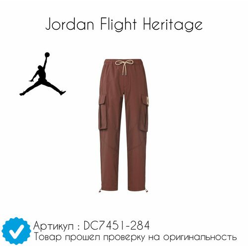 Купить Брюки карго Jordan Flight Heritage, размер L, черный, коричневый
• Jordan Flight...