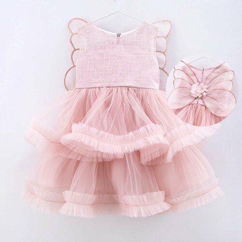 Купить Платье, размер 110, розовый
Нарядное платье для девочек:<br><br>- основа из прия...