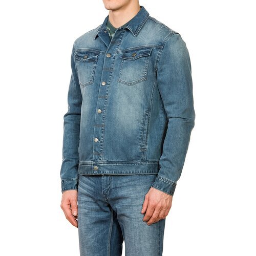 Купить Ветровка Westland, размер XL, синий
Ветровка-куртка синяя джинсовая мужская со с...