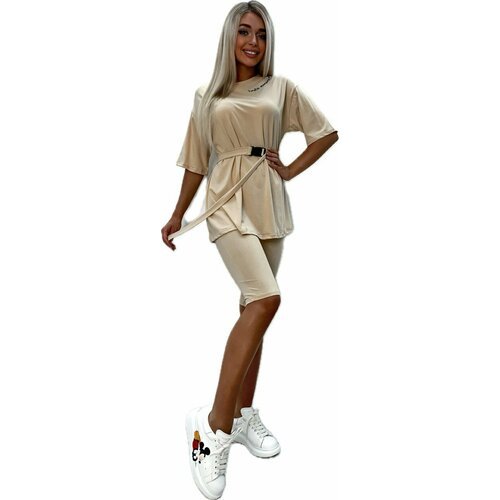 Купить Костюм PUDRA, размер 44, серый, бежевый
Женский спортивный костюм "PUDRA FM FOLL...