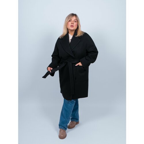 Купить Пальто , размер 50, черный
Стильное женское демисезонное пальто средней длины пр...