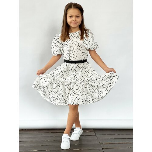 Купить Платье Бушон, размер 134-140, белый
Платье для девочки нарядное бушон ST62, цвет...