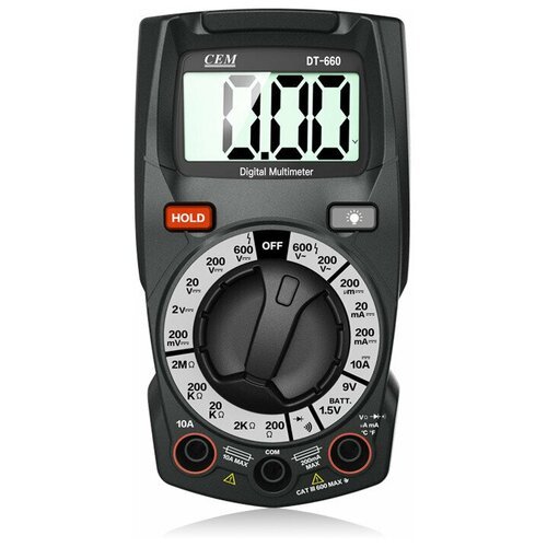 Купить Мультиметр цифровой CEM DT-660
Особенности: DT-660 Мультиметр цифровой<br>• Комп...