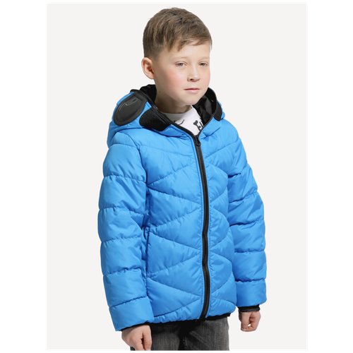 Купить Куртка Orso Bianco, размер 110, голубой
Базовая модель стеганой куртки для мальч...