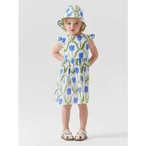 Купить Сарафан Happy Baby, размер 110-116, белый, голубой
Нарядиться в воздушное платье...