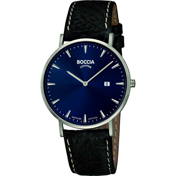Купить Часы Boccia 3648-02
Мужские кварцевые часы. Центральные часовая и минутная стрел...