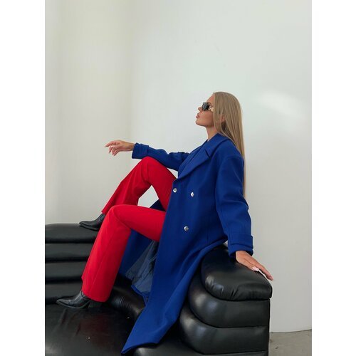 Купить Пальто , размер 48, синий
Пальто в стиле Oversize в длину по спинке 118 см, расс...