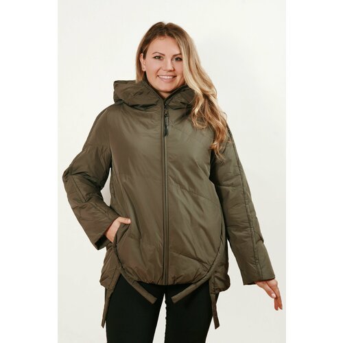 Купить Куртка , размер 42/44, зеленый
Длина изделия по спинке 75 см, до бедра - настоящ...