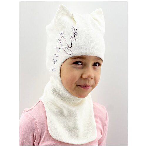 Купить Шапка-шлем mialt, размер 48-50, белый
Шапка-шлем для девочки Катюша, цвет белый,...