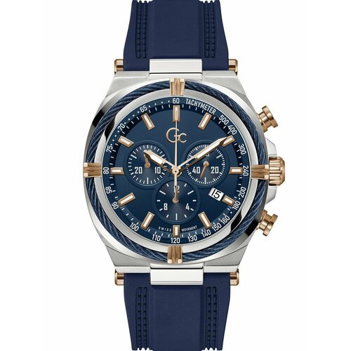 Купить Наручные часы Gc Z32003G7MF, серебряный, синий
Мужские наручные часы GC Marciano...