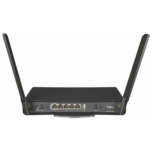 Купить Роутер WiFi 6 AX Mikrotik hAP ax3 (C53UiG+5HPaxD2HPaxD) 2 и 5 ГГц с USB для 4G
М...