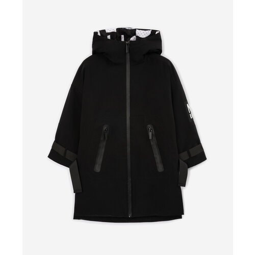 Купить Куртка Gulliver, размер 140, мультиколор
Черное утепленное демисезонное пальто д...