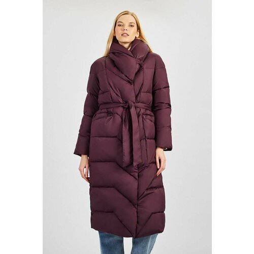 Купить Куртка Baon, размер 44, фиолетовый
Зимнее пальто женское с комбинированной стежк...