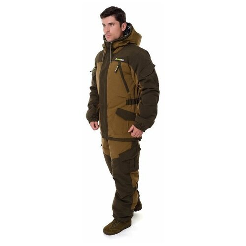 Купить Зимний костюм для охоты и рыбалки "Горный -45" от ONERUS. Ткань: Брезент. Цвет:...