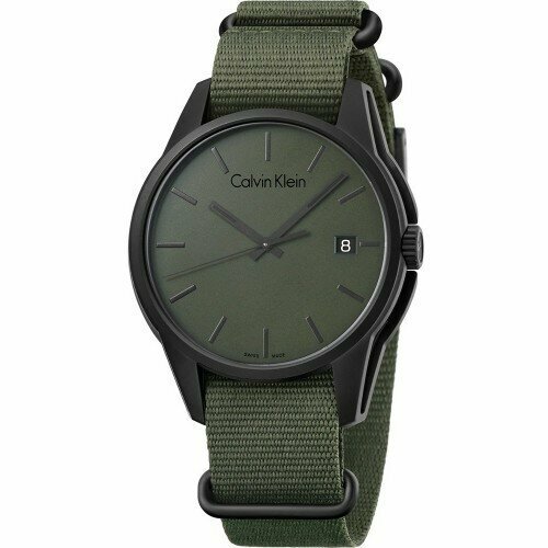 Купить Наручные часы CALVIN KLEIN, зеленый
Стильные часы с минеральным стеклом. Эта мод...