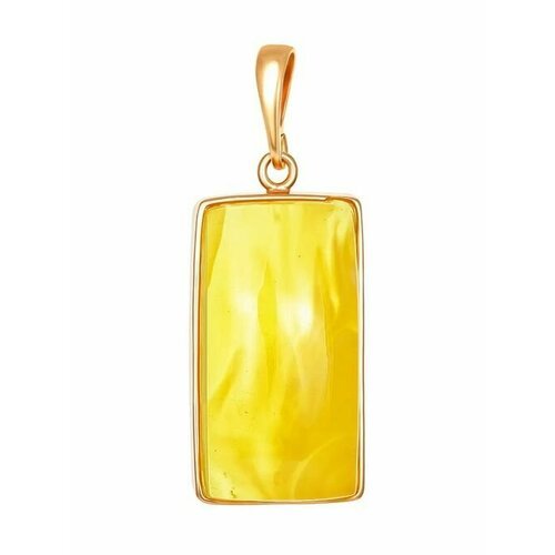 Купить Подвеска, янтарь, золотистый
Элегантный кулон из натурального лимонного янтаря в...