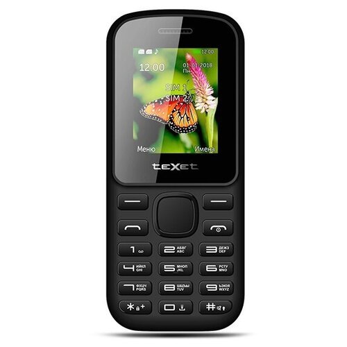Купить Сотовый телефон teXet TM-130 Black-Red
Общие характеристики:<br>Стандарт: GSM 85...