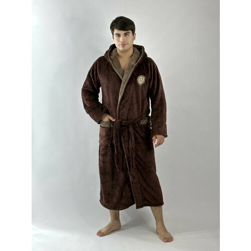 Купить Халат , размер 70, коричневый
Мужской халат больших размеров для мужчин плюссайз...