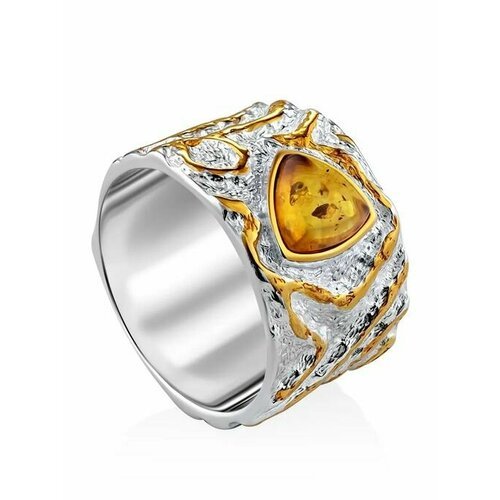 Купить Кольцо, янтарь, безразмерное, мультиколор
Широкое красивое кольцо с натуральным...