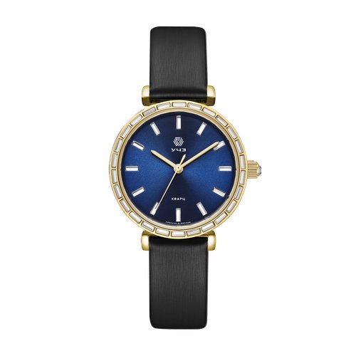 Купить Наручные часы УЧЗ 3020L-1, черный, синий
Наручные кварцевые женские часы произво...