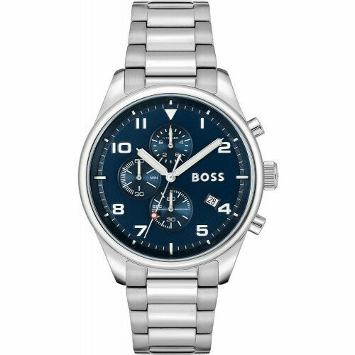 Купить Наручные часы BOSS, серебряный
Модные часы-хронограф в стальном корпусе для всех...