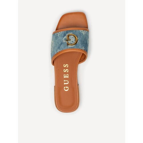 Купить Мюли GUESS, размер 39, синий
Женские летние туфли от известного бренда GUESS - э...