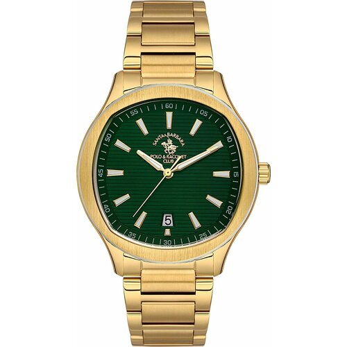 Купить Наручные часы SANTA BARBARA POLO & RACQUET CLUB, золотой, зеленый
Мужские часы....