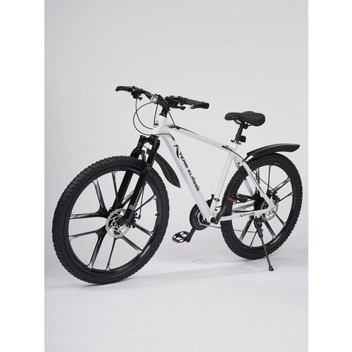 Купить Горный взрослый велосипед Team Klasse B-10-E, белый, диаметр колес 27,5 дюймов
М...