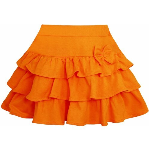 Купить Школьная юбка ИНОВО, размер 128, оранжевый
Юбка детская для девочек с воланами н...