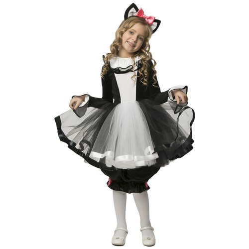 Купить Костюм Вестифика, размер 104-110, черный
Детский карнавальный костюм Мисс кошка...