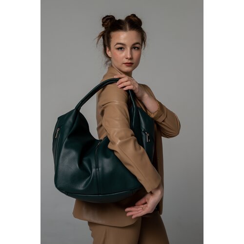 Купить Сумка хобо CityValise, фактура гладкая, зеленый
Повседневная женская сумка шоппе...
