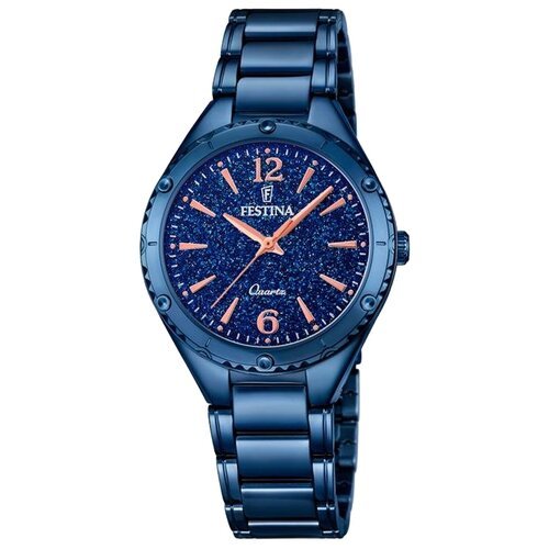 Купить Наручные часы FESTINA, синий
Женские кварцевые аналоговые наручные часы. Круглый...